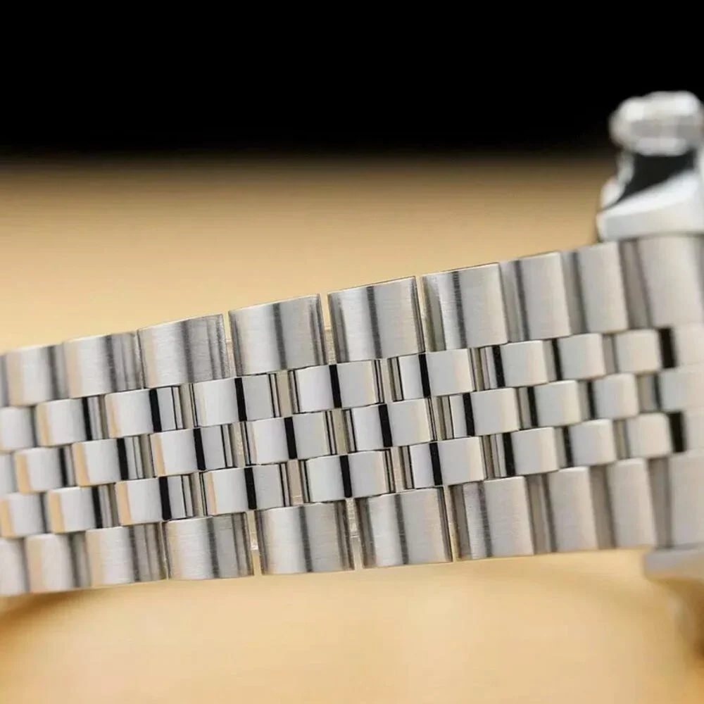 Men's Factory Salmon Color Rolex Diamond Dial Watch